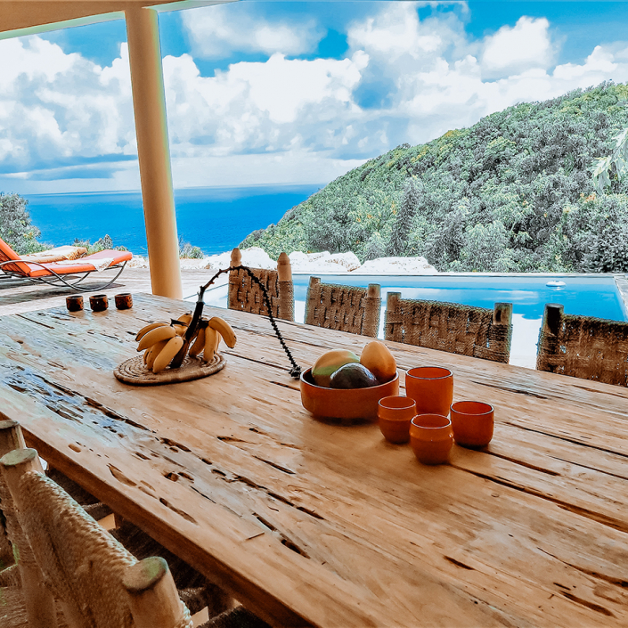 CONCIERGERIE MARIE GALANTE A TABLE